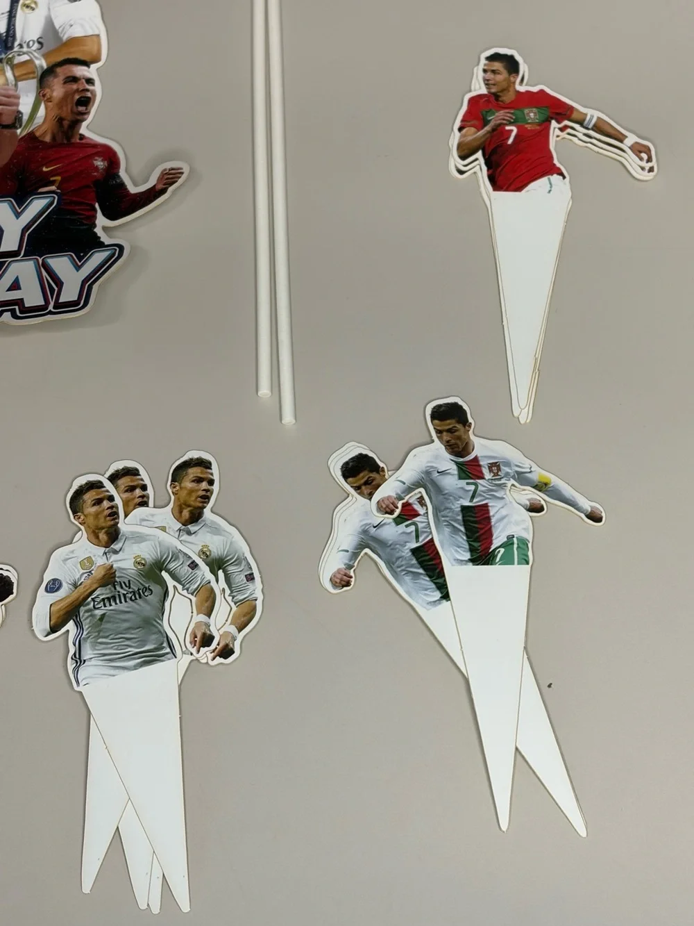 Birthday Cake Toppers - Soccer Ronaldo
